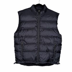 ACG Men's Black Front Zipper Puffer Vest XL